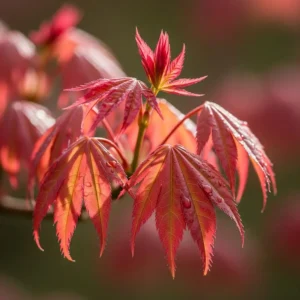 detalle hoja acer deshojo
