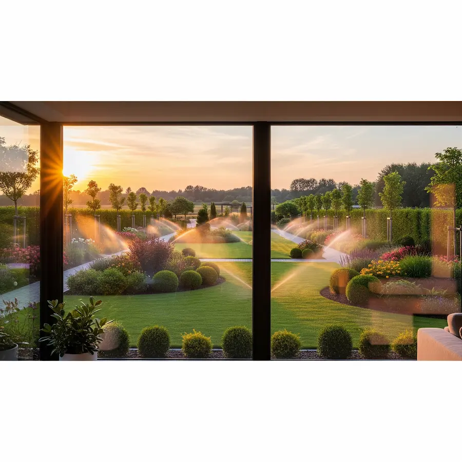 caida de la tarde jardin Torrelodones Disfrutar del jardín en verano a la caída de la tarde. Comunidad de las Rozas