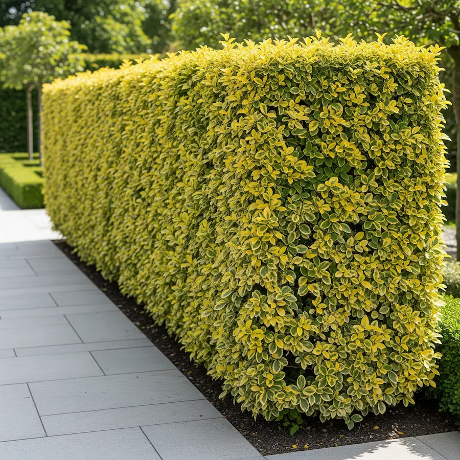 seto de evonymos variegata