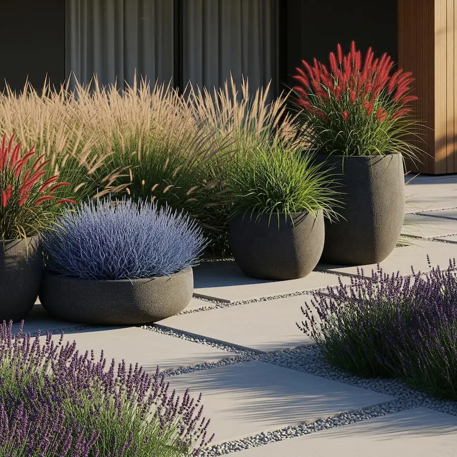 colección de gramíneas