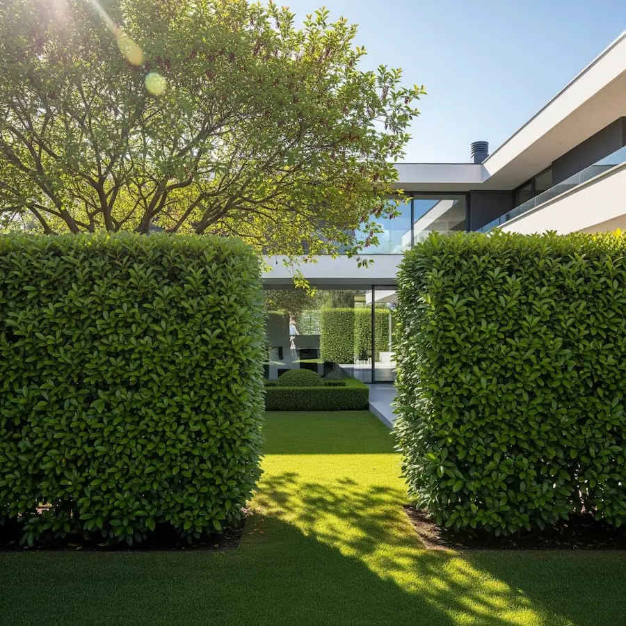 planificación de setos en chalet de boadilla del monte