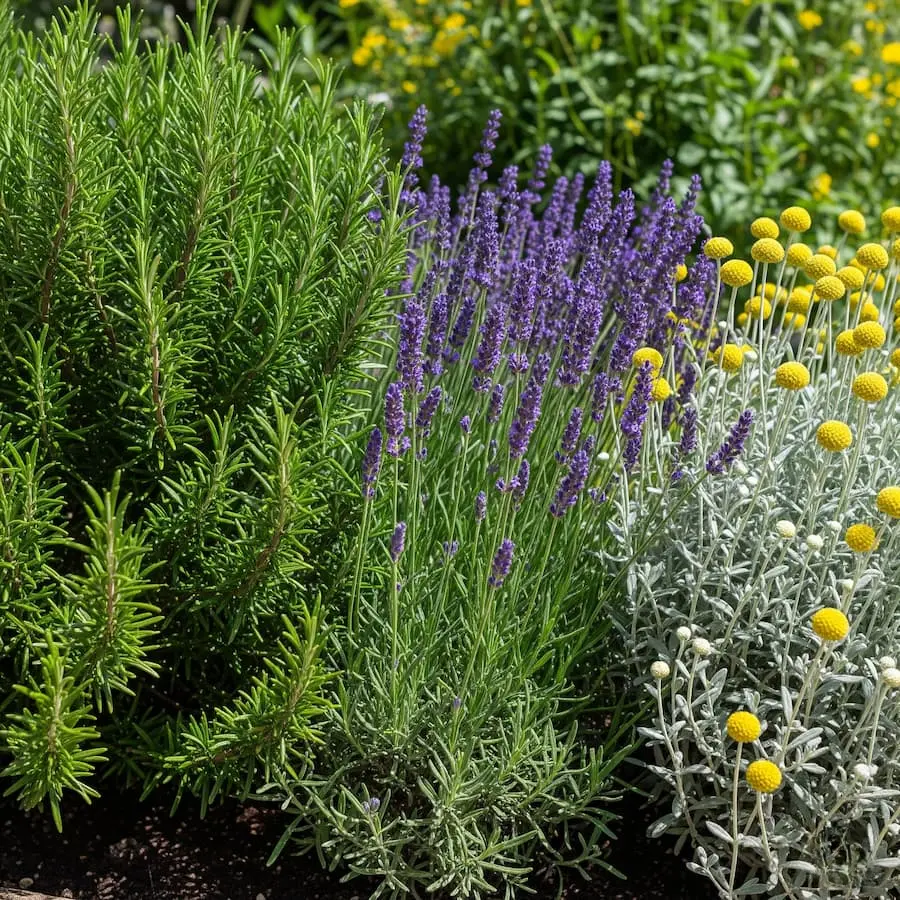 aromáticas para un jardín sostenible