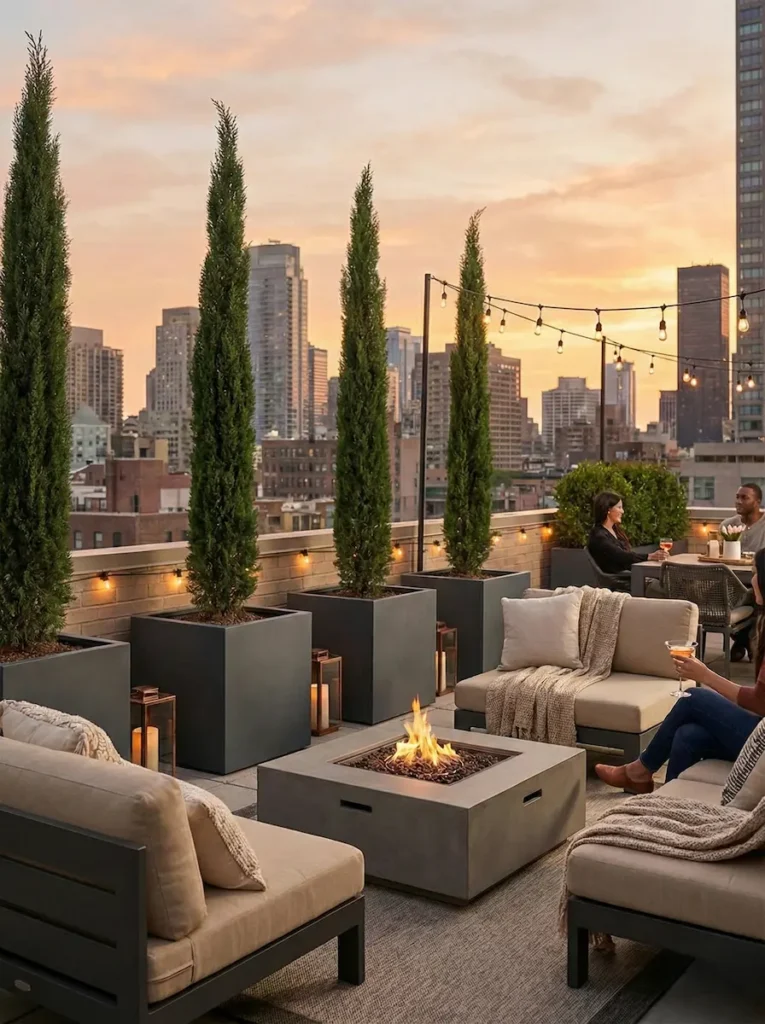 ciprés totem en maceta otra opción para terrazas y patios