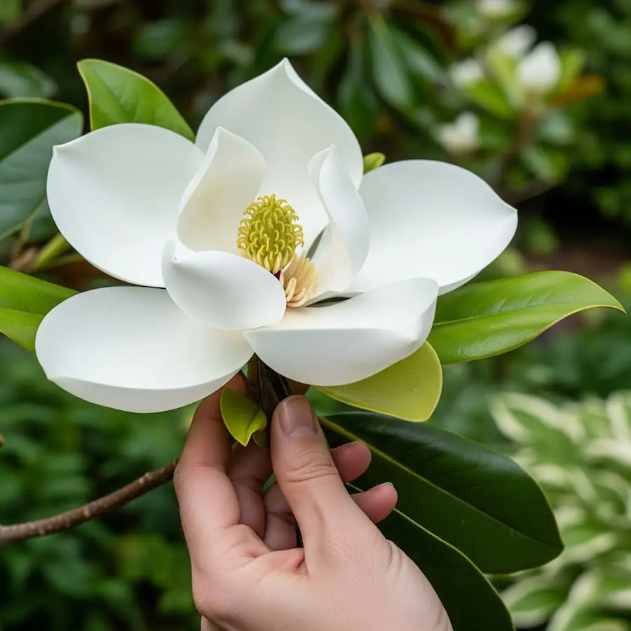 magnolia flor flor de magnolia grandiflora