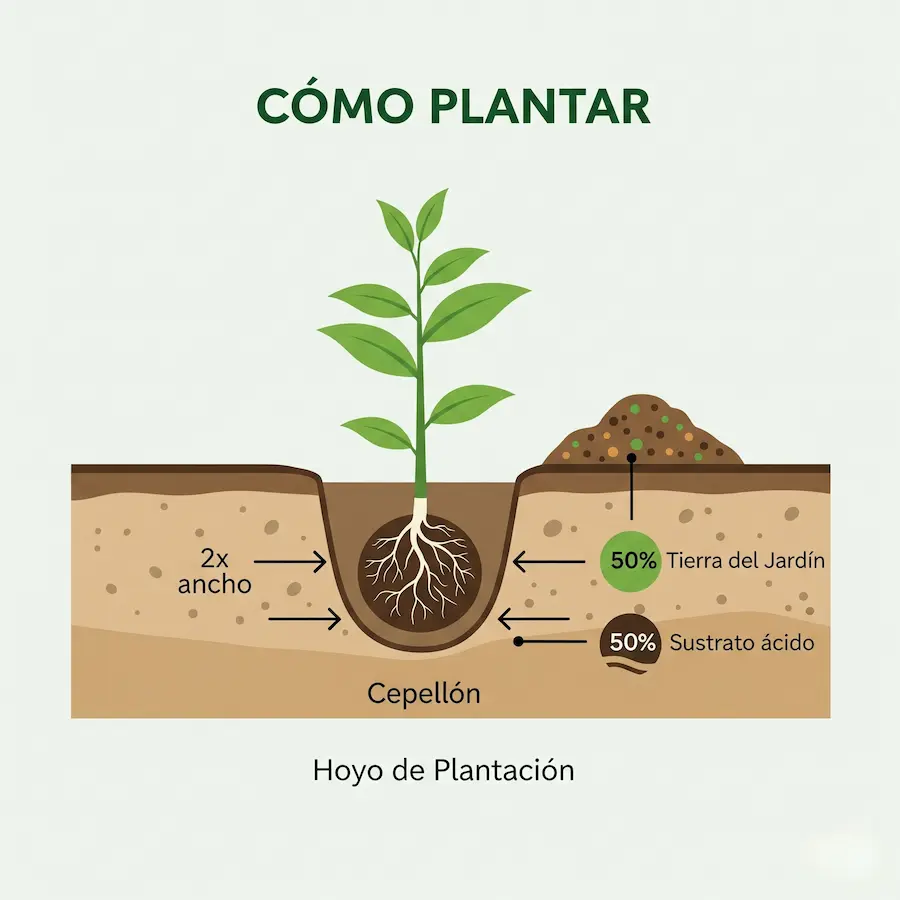 procesio de plantación