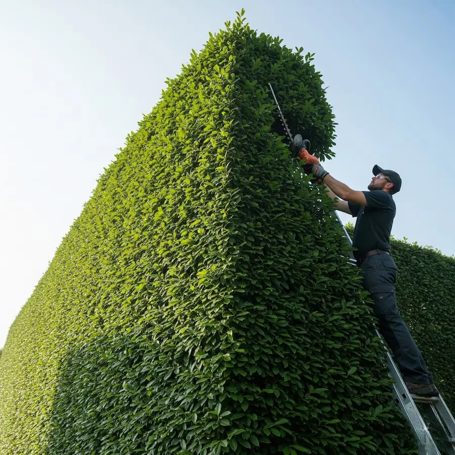 poda invernal de seto alto