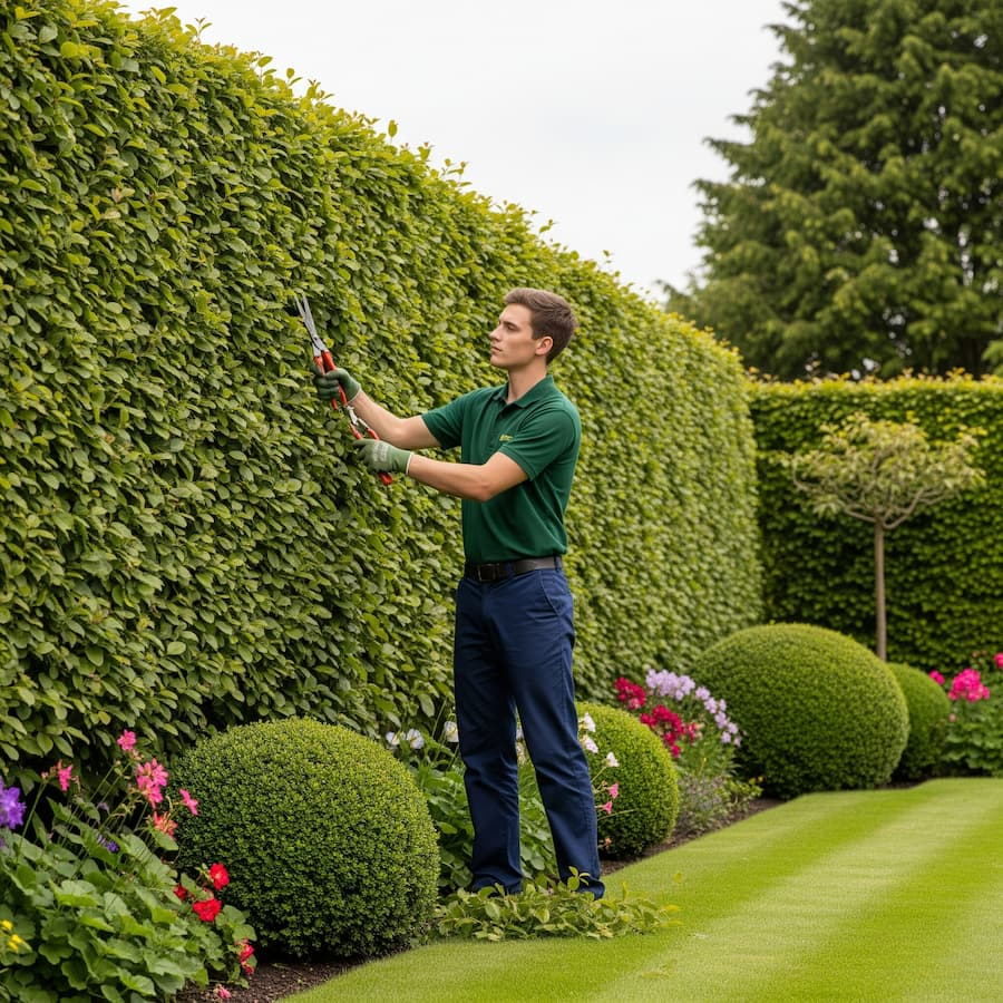 poda en verano, ligera