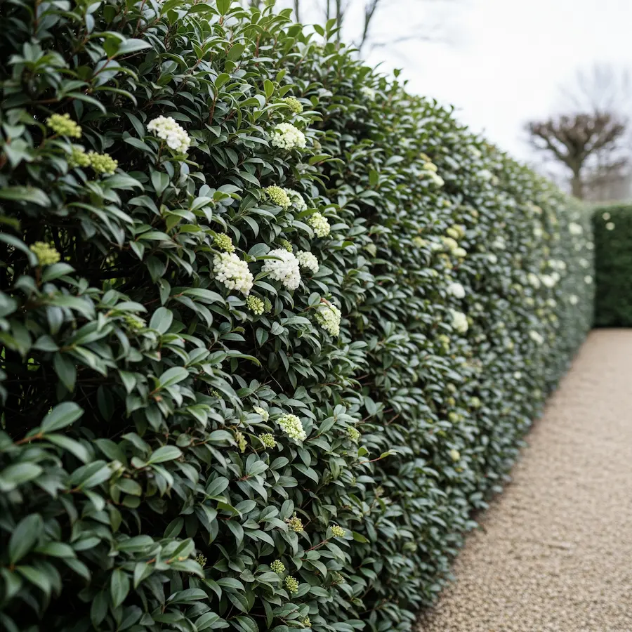 seto de Durillo viburnum tinus seto de durillo