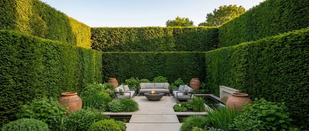 Setos y Privacidad en jardín Majadahonda