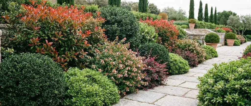 arbustos a distinto nivel