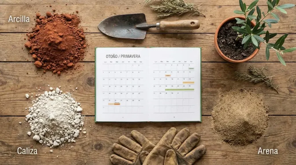 calendario de plantación en Madrid