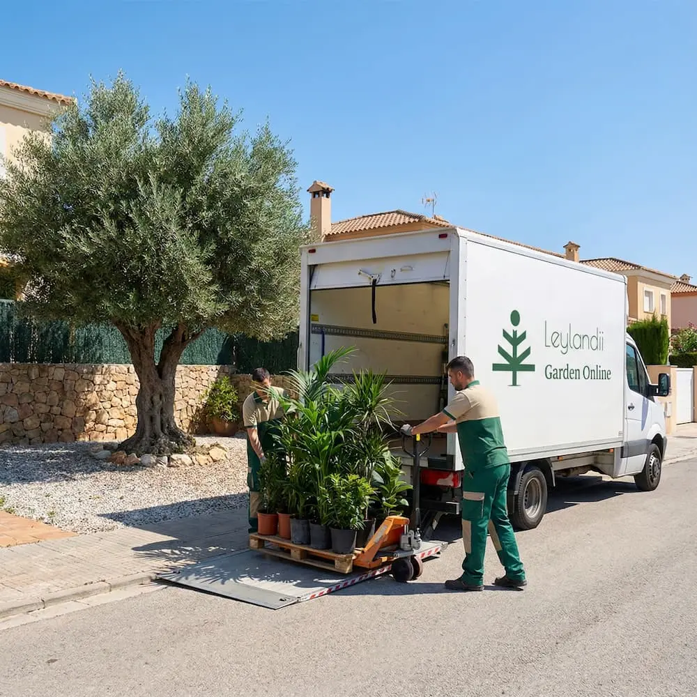 Envío paletizado de plantas por volumen en Madrid.