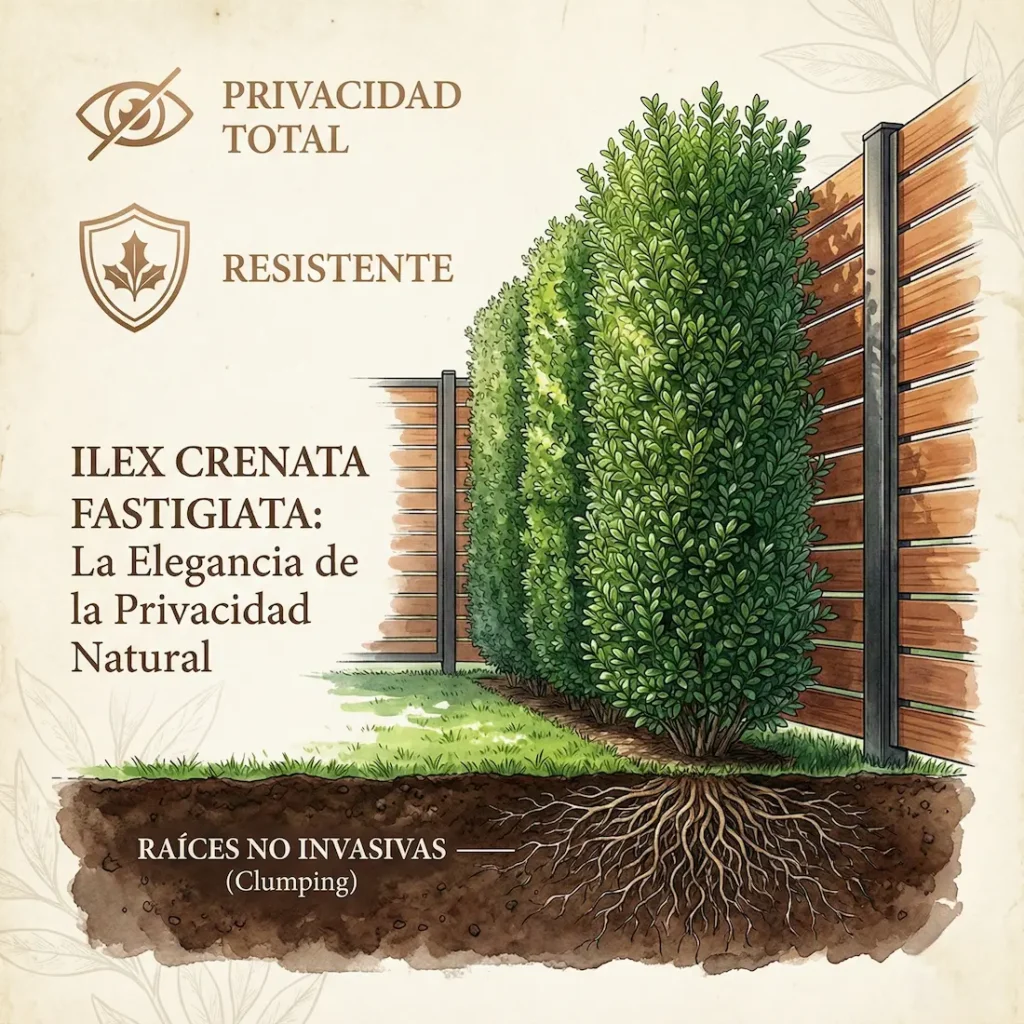 El "Pincel Verde": Elegancia vertical para espacios estrechos