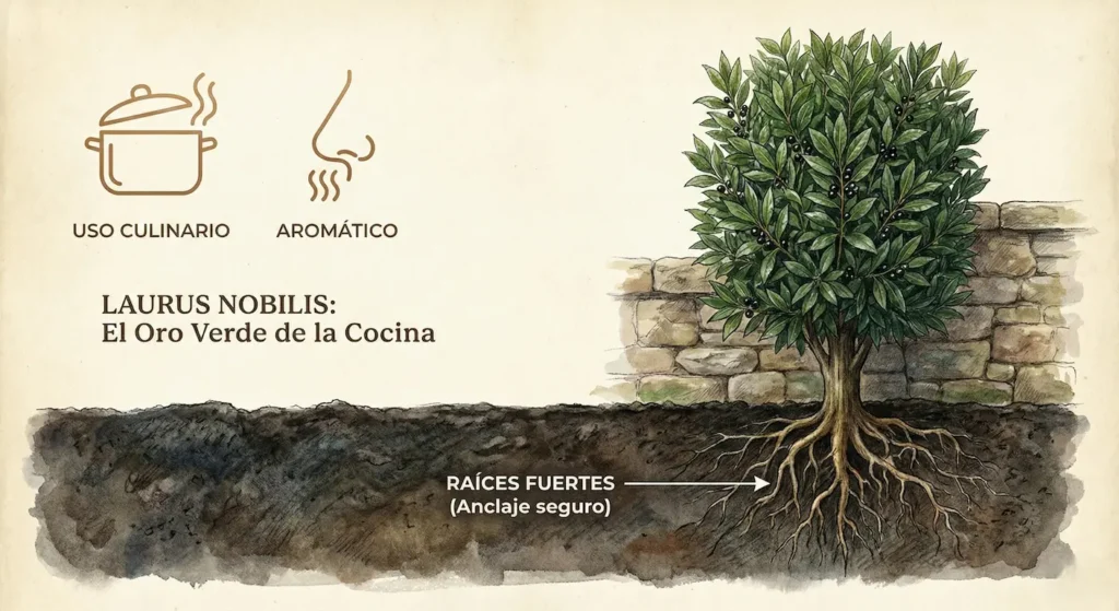 laurus nobilis: el oro verde de la cocina