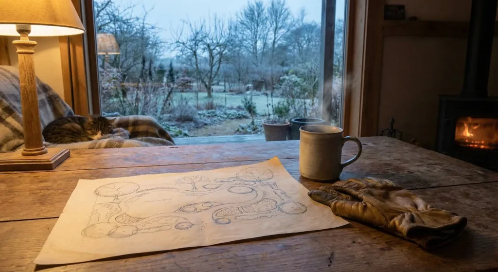 El invierno, un buen momento para replantear modificaciones en tu jardín, o pensar sobre el jardín nuevo